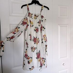 Floral off the shoulder dress